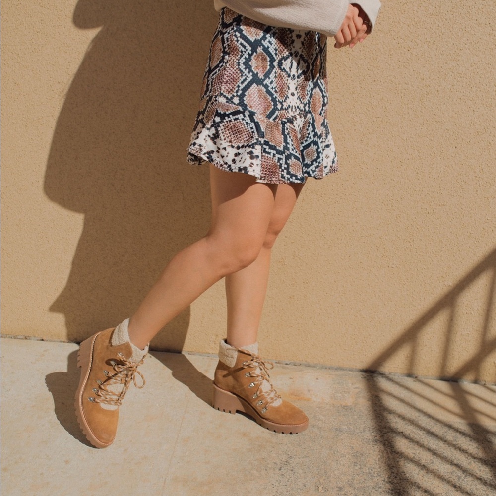 NASTYGAL Snake print skirt